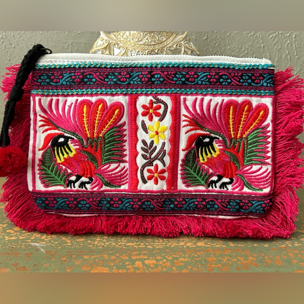 Limited Edition Clutch Bag, Multicolor, embroidered - Picture 2 of 7